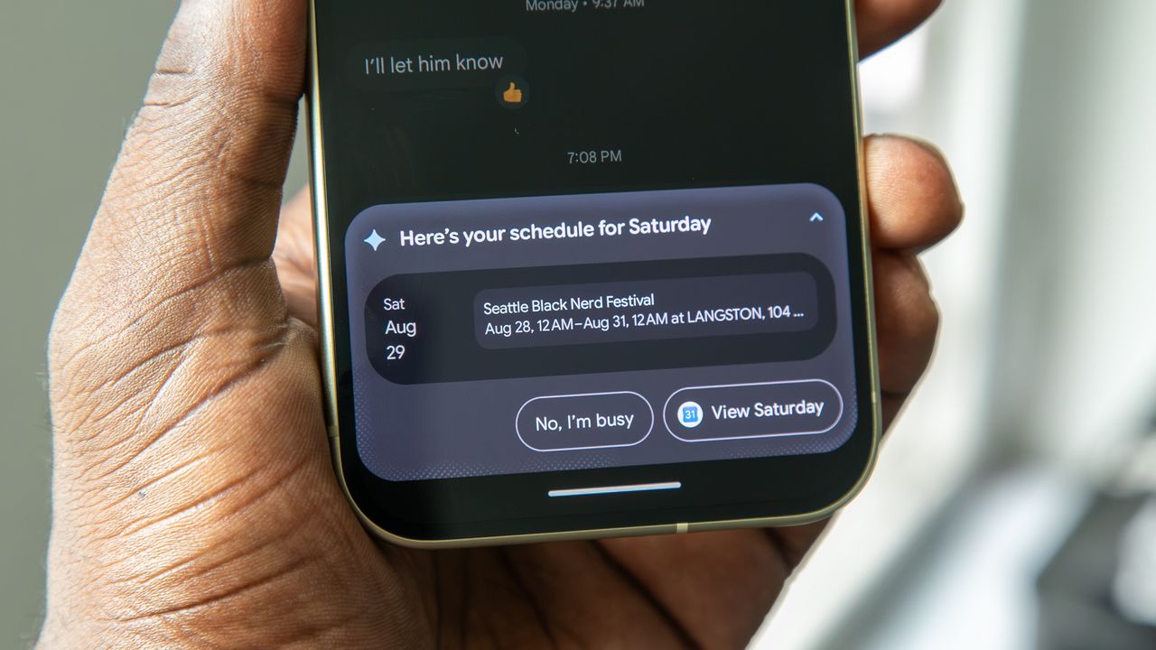 Gemini Proactive Assistance on the Pixel 11