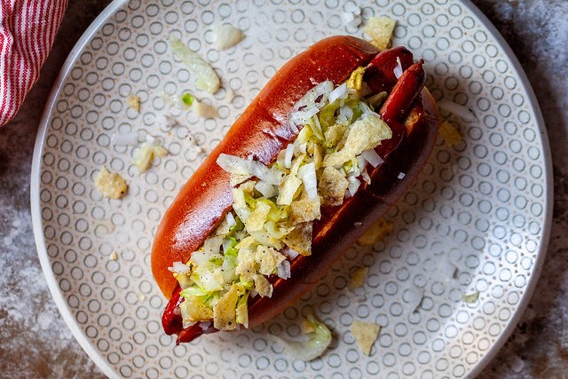 hot dogs with vinegared iceberg-9