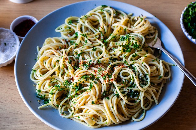 spaghetti alio e olio-8